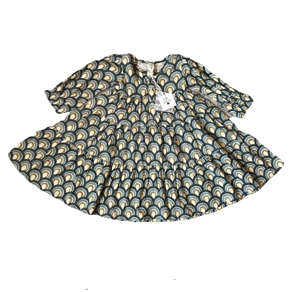 Prairie modern scalloped dress